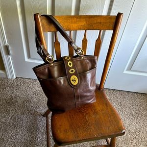 Coach vintage leather bag